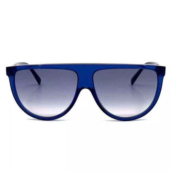 NWT CELINE SUNGLASSES, SHIELD BLUE EYEWEAR CELINE - Picture 2 of 3